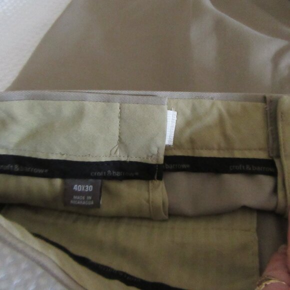 Vintage Mens Dress Pants Croft & Barrow Size 40 X 30 - Picture 6 of 15